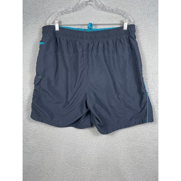 Speedo Mens Size XL Navy Swim Trunks - Picture 2 of 9